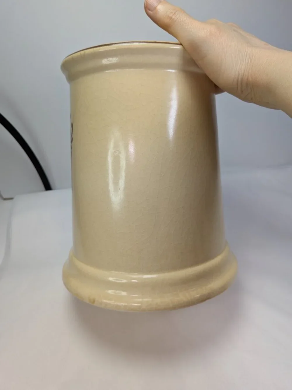 Pfaltzgraff Village Stoneware Crock | Canister | Rustic Utensil Holder, Vase